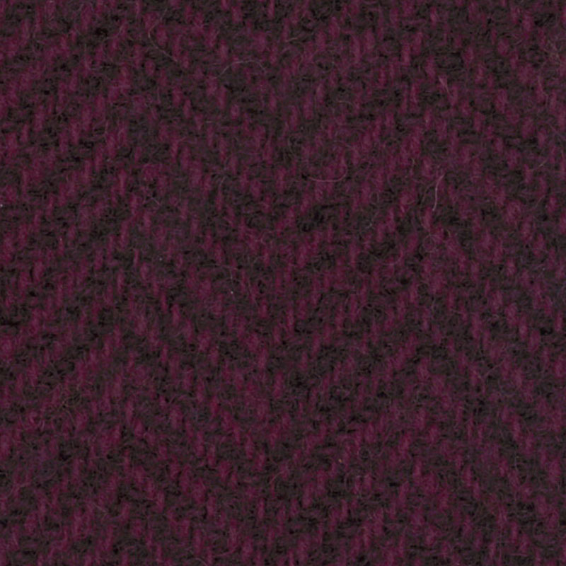 Wool Fat Quarter - Grape Herringbone