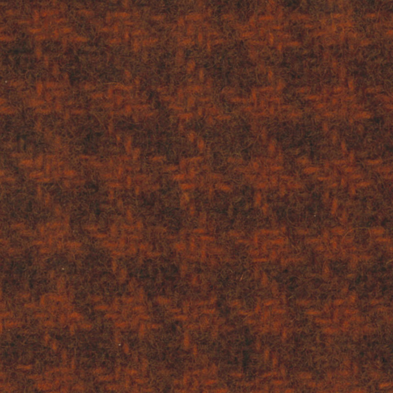 Wool Fat Quarter - Rust Houndstooth