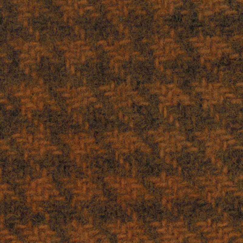 Wool Fat Quarter - Pumpkin Houndstooth