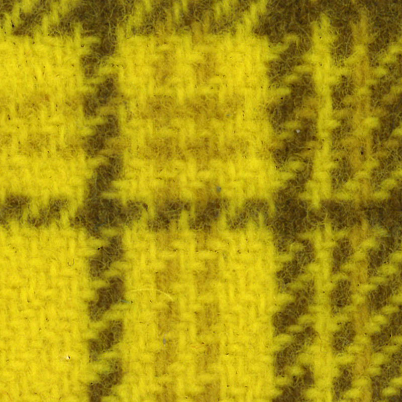 Wool Fat Quarter - Canary Plaid