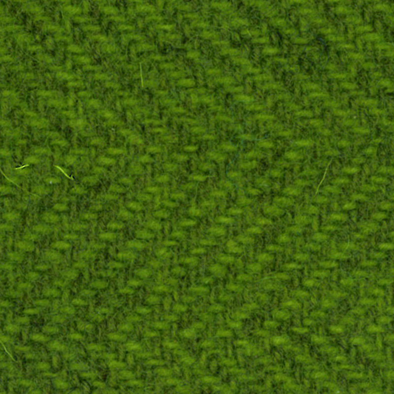 Wool Fat Quarter - Safety Green Herringbone