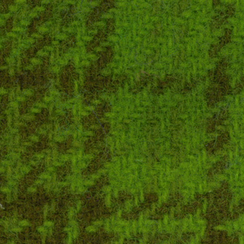 Wool Fat Quarter - Safety Green Plaid