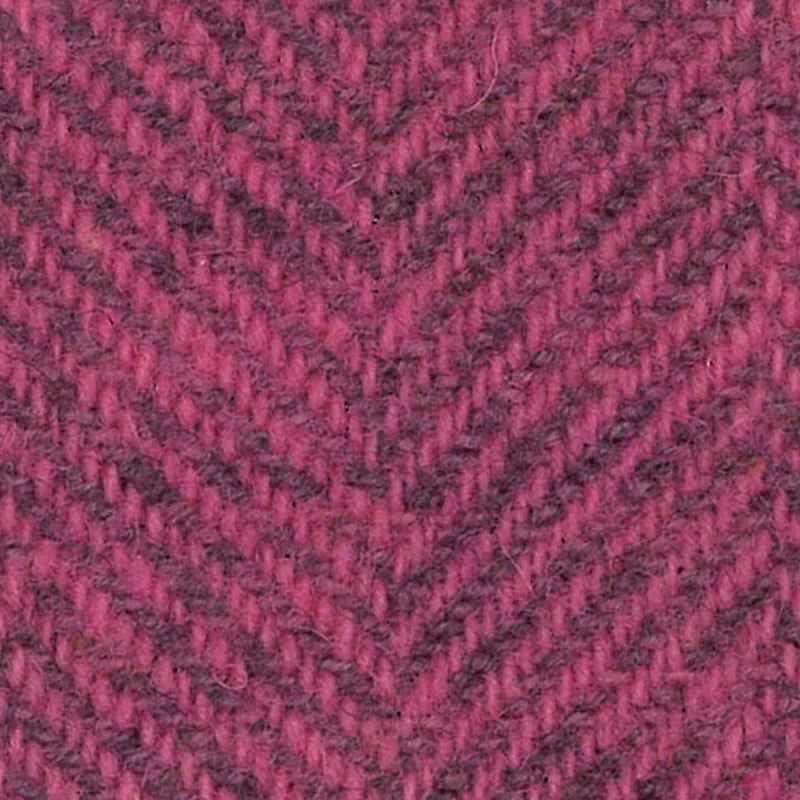 Wool Fat Quarter - Pink Posie Herringbone
