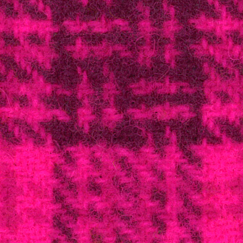 Wool Fat Quarter - Fuchsia Plaid