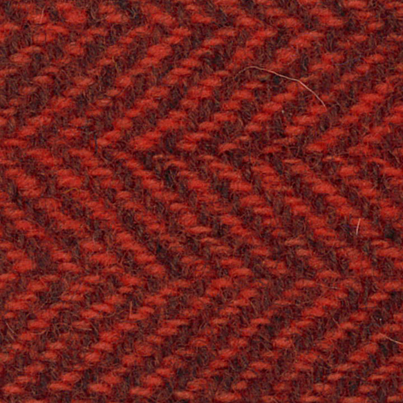 Wool Fat Quarter - Tangerine Herringbone