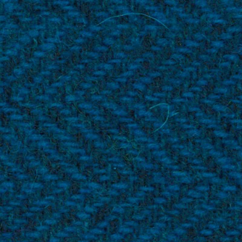 Wool Fat Quarter - Electric Blue Herringbone