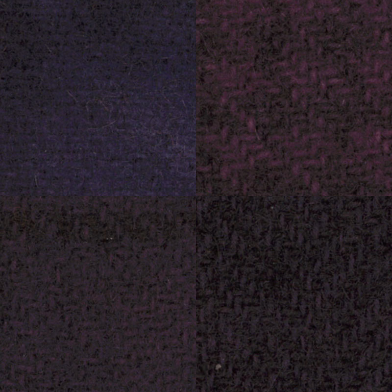 Wool Fat Quarter Bundle - Plum