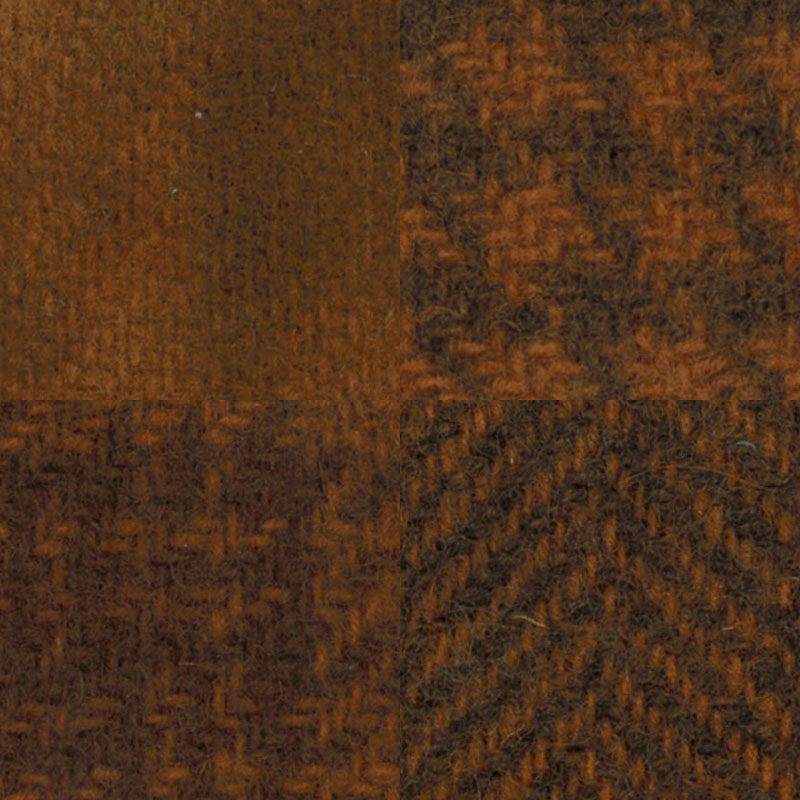 Wool Fat Quarter Bundle - Pumpkin