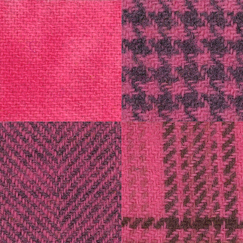 Wool Fat Quarter Bundle - Pink Posie