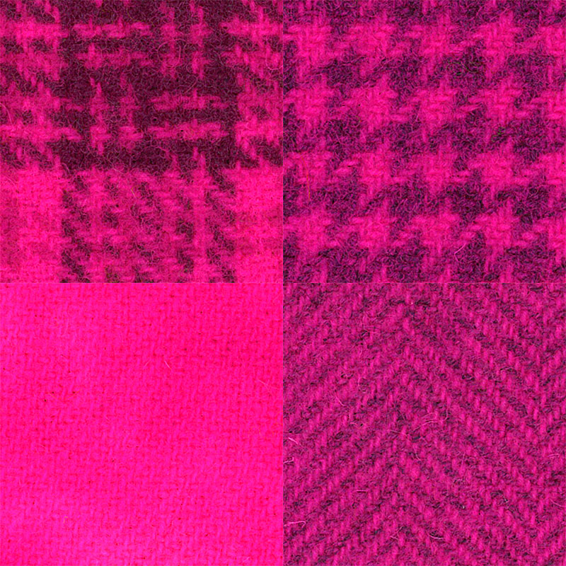 Wool Fat Quarter Bundle - Fuchsia
