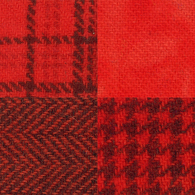 Wool Fat Quarter Bundle - Tangerine
