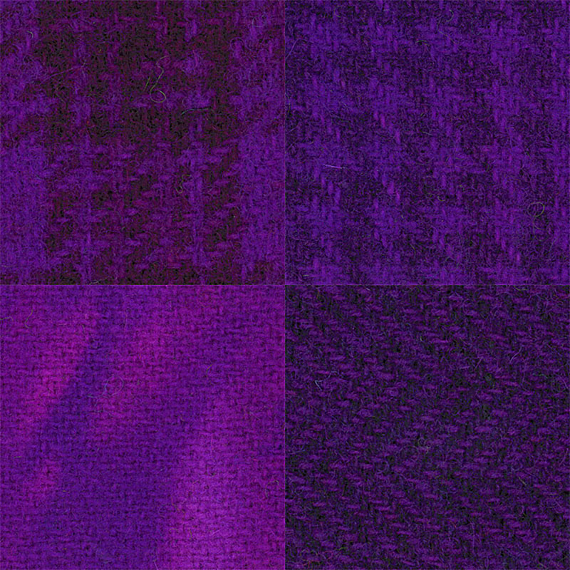 Wool Fat Quarter Bundle - Purple Rain