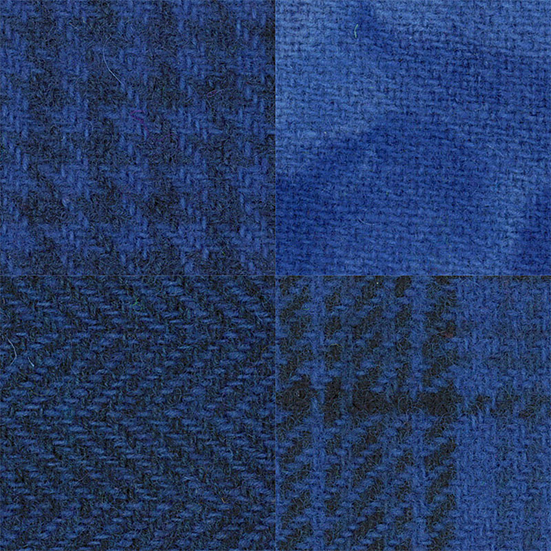 Wool Fat Quarter Bundle - Sky Blue