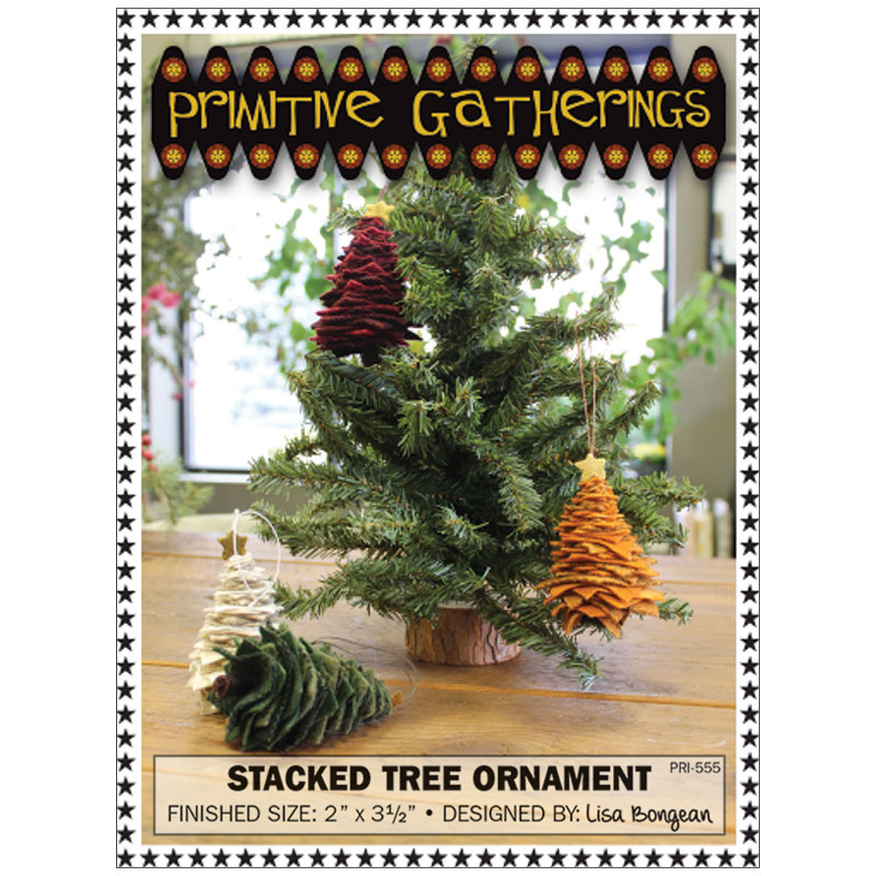 Stacked Tree Ornament Pattern