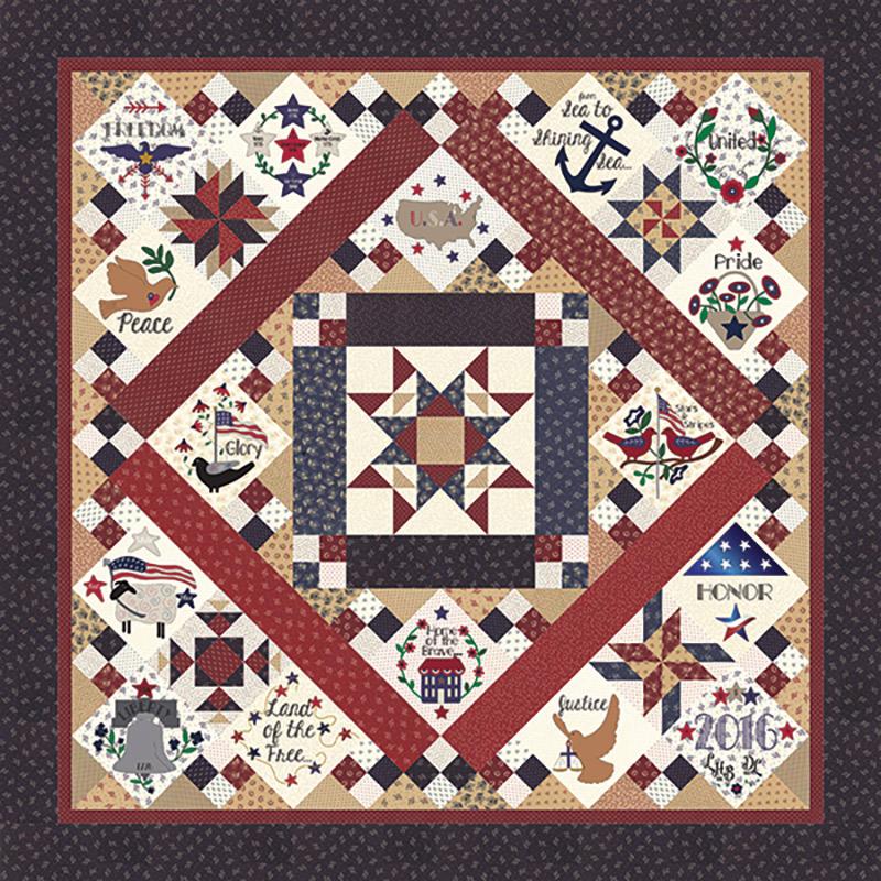 Liberty Gatherings BOM 12 Months - Quilt Pattern