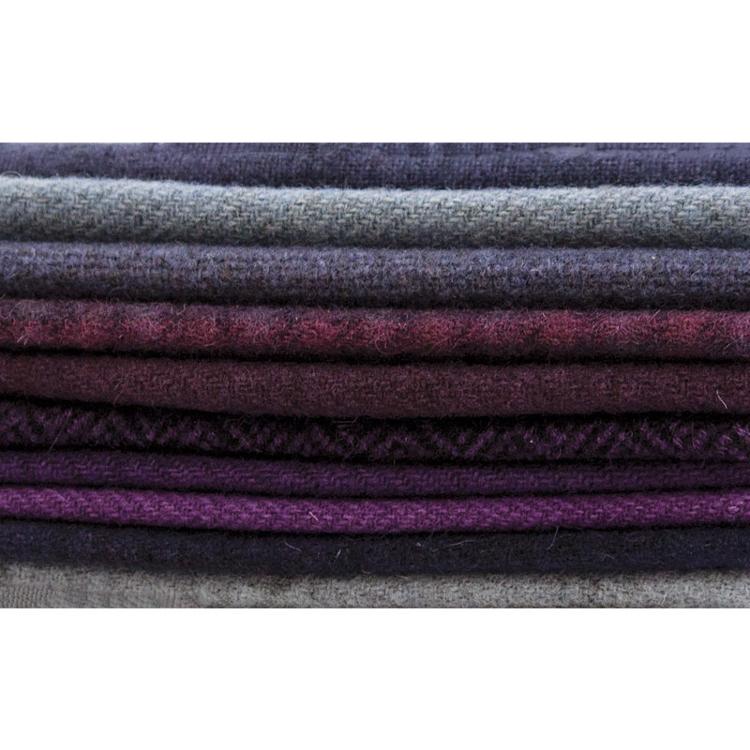 Wool 5" Charm Pack - Purples