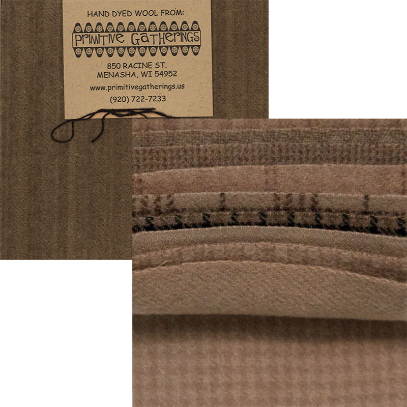 Wool 5" Charm Pack - Taupe