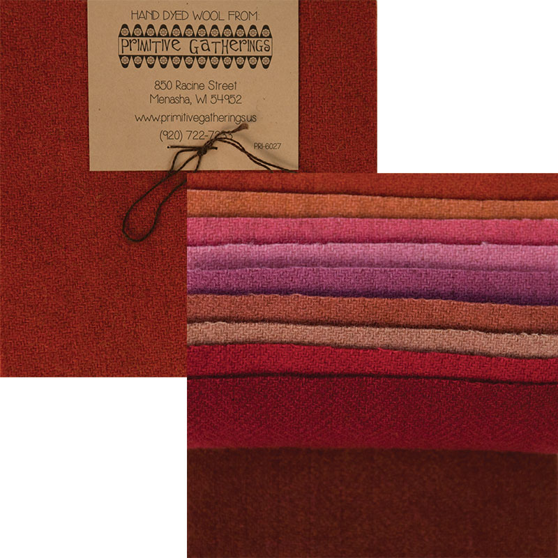 Wool 5" Charm Pack - Primitive 3"