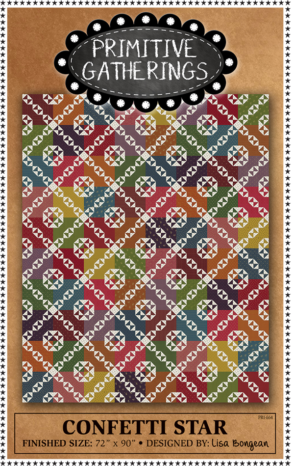 Confetti Star - Quilt Pattern