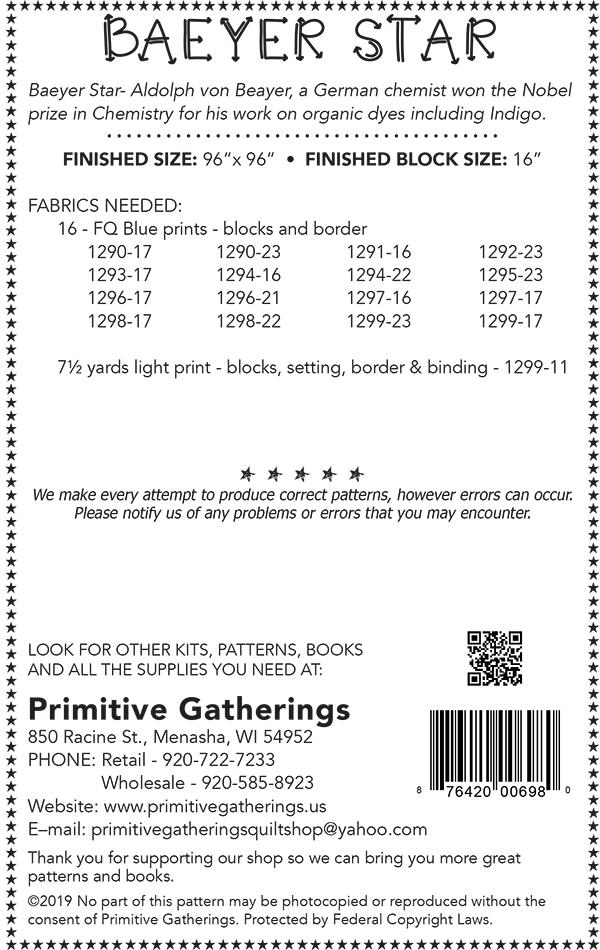 Baeyer Star - Quilt Pattern