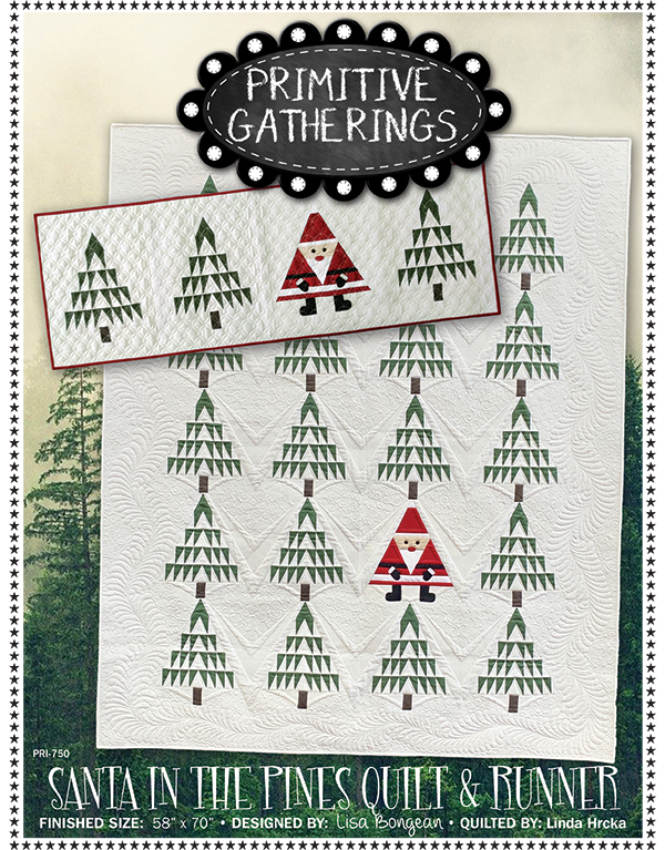 Santa In The Pines - Quilt Pattern
