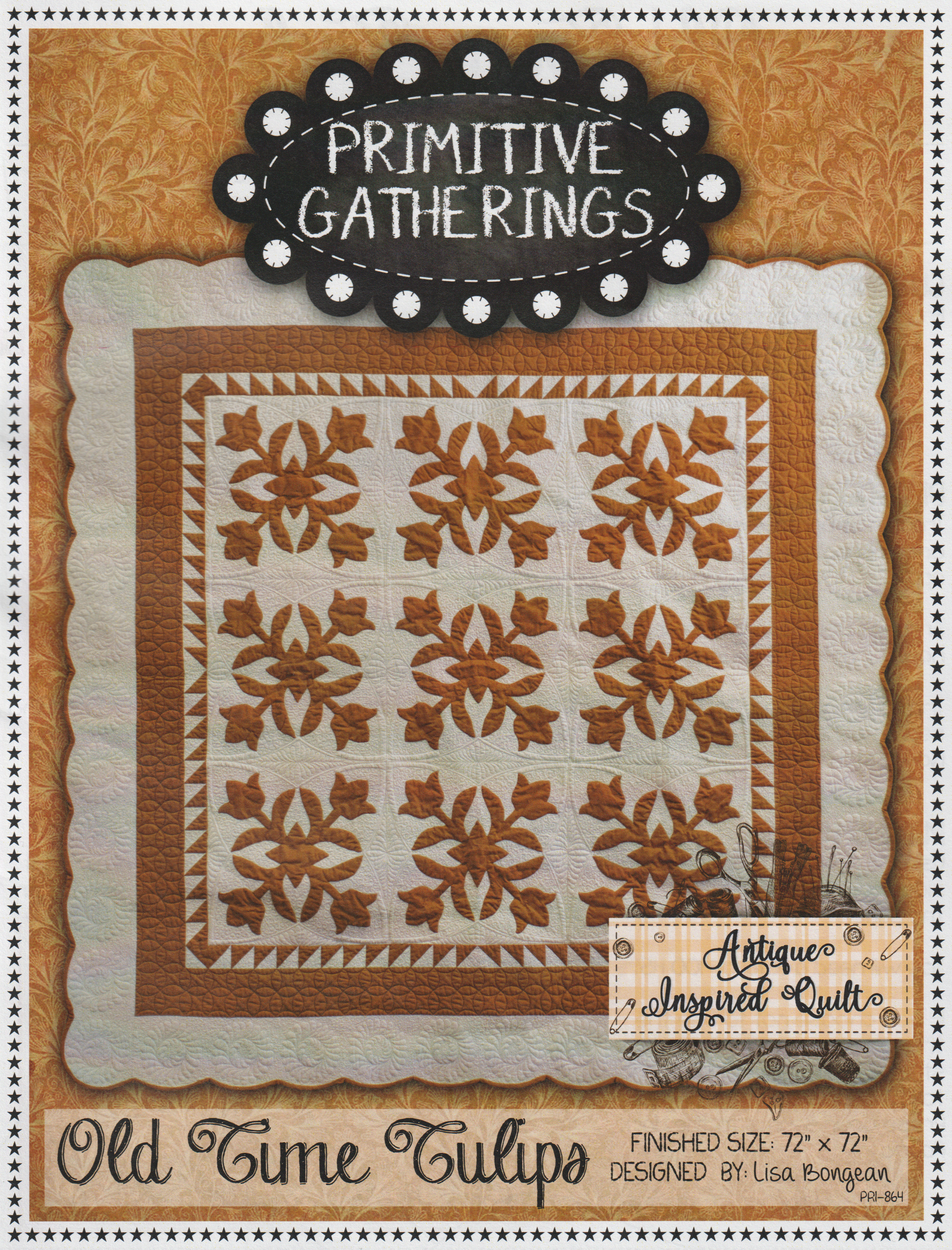 Old Time Tulips - Quilt Pattern