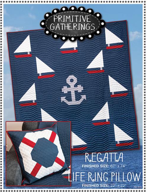 Regatta and Life Ring Pillow - Quilt Pattern