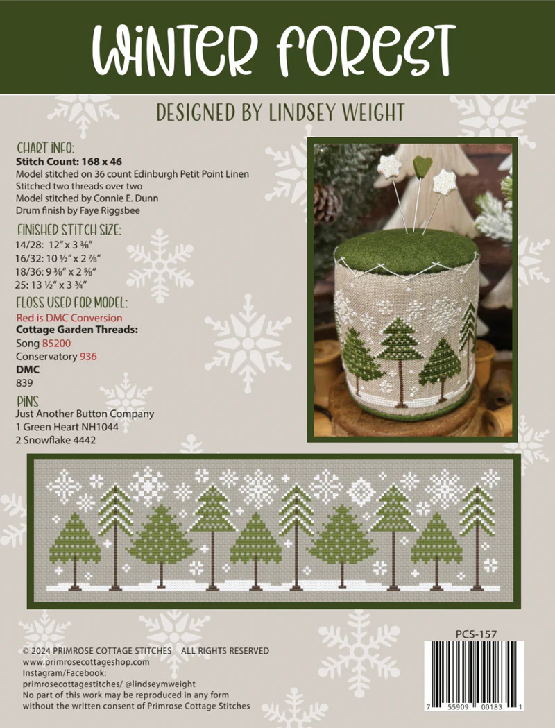 Winter Forest - Cross Stitch Pattern
