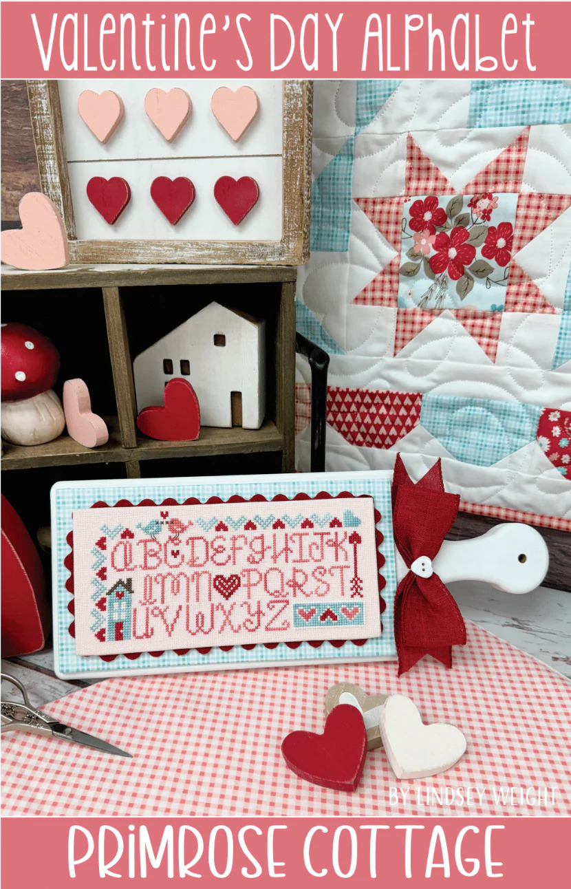 Valentine's Day Alphabet - Cross Stitch Pattern