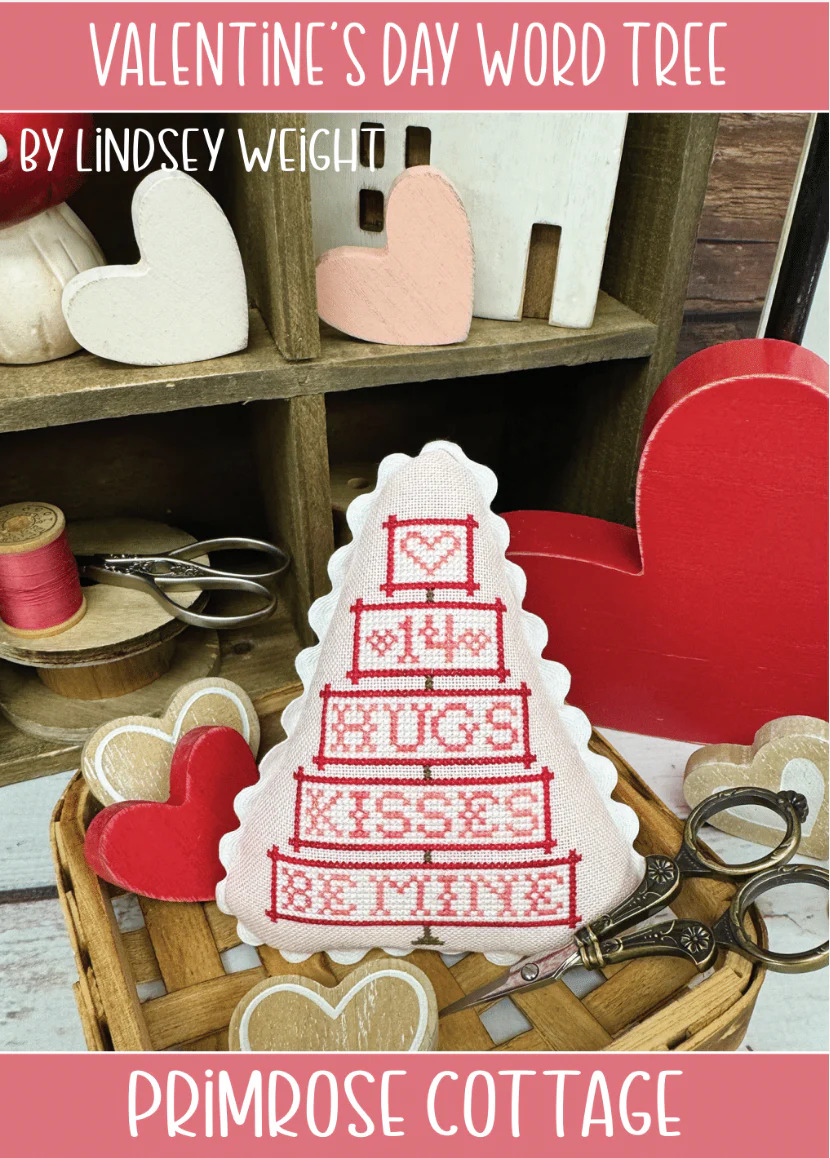 Valentine's Day Word Tree - Cross Stitch Pattern
