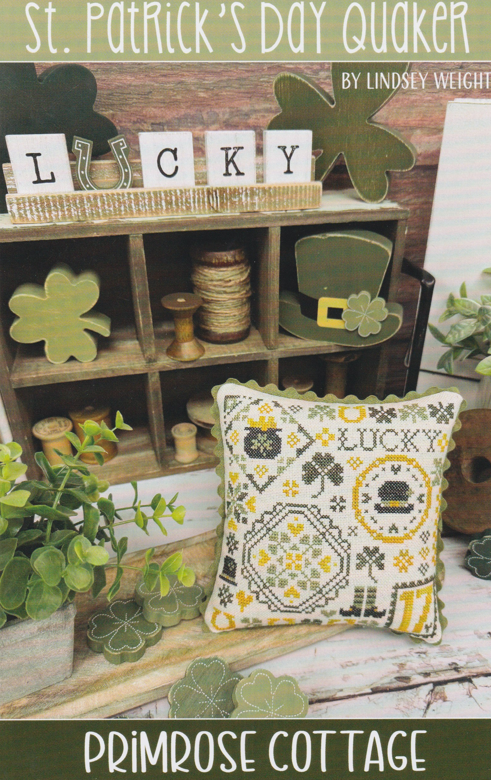 St. Patrick's Day Quaker - Cross Stitch Pattern