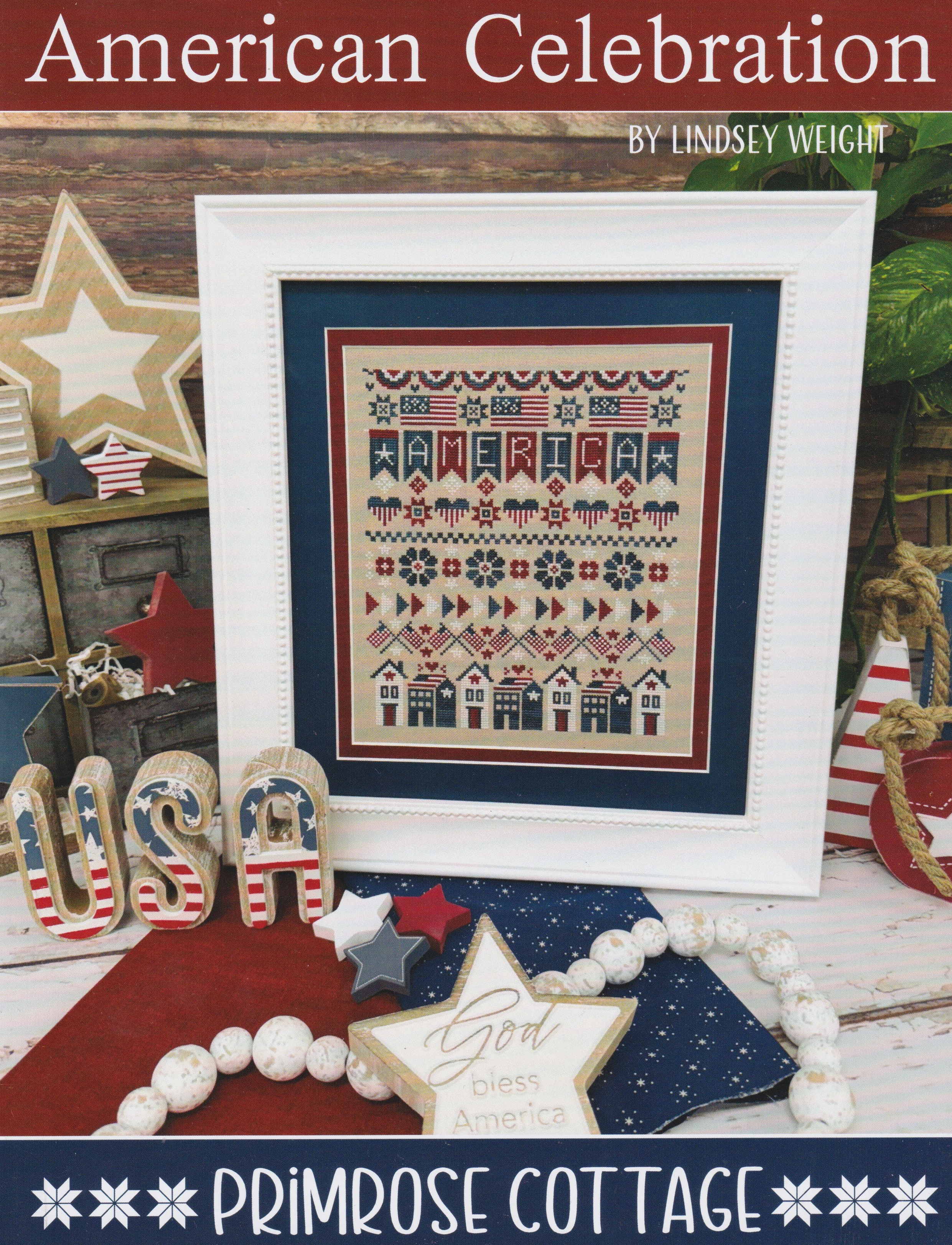 American Celebration - Patriotic Cross Stitch Pattern