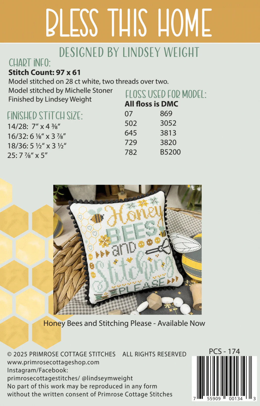 Bless This Home - Cross Stitch Pattern