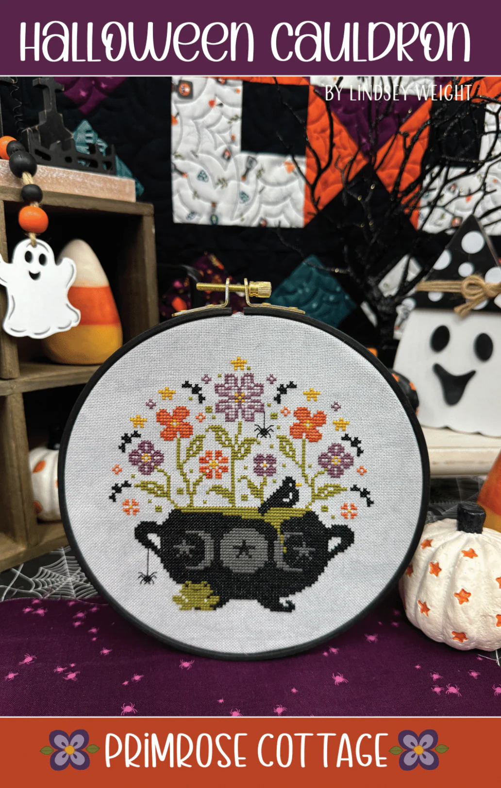 Halloween Cauldron - Cross Stitch Pattern