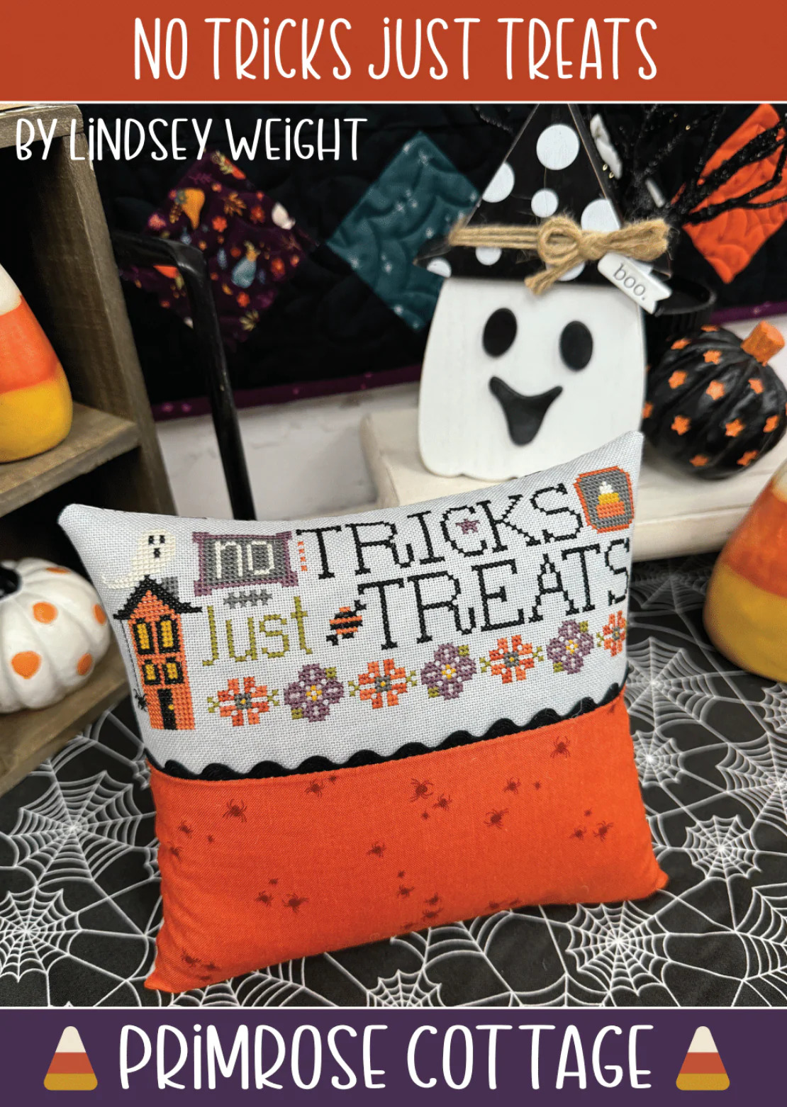 No Tricks Just Treats - Halloween Cross Stitch Pattern