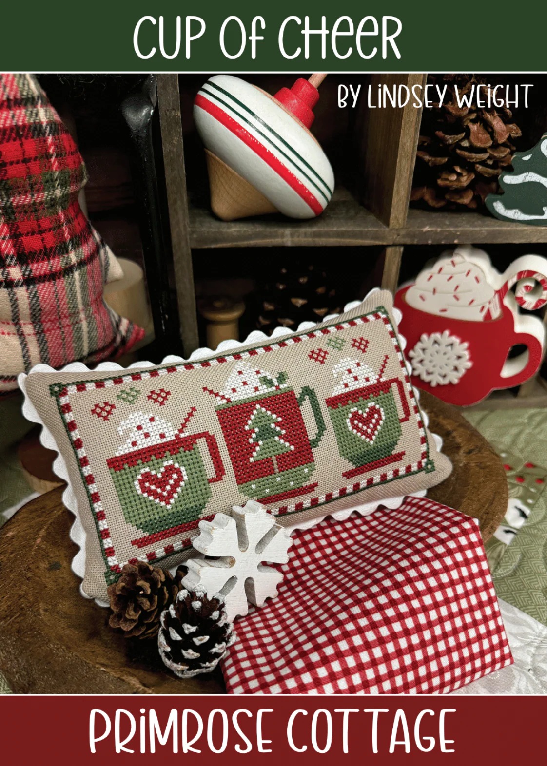 Cup of Cheer - Christmas Cross Stitch Pattern