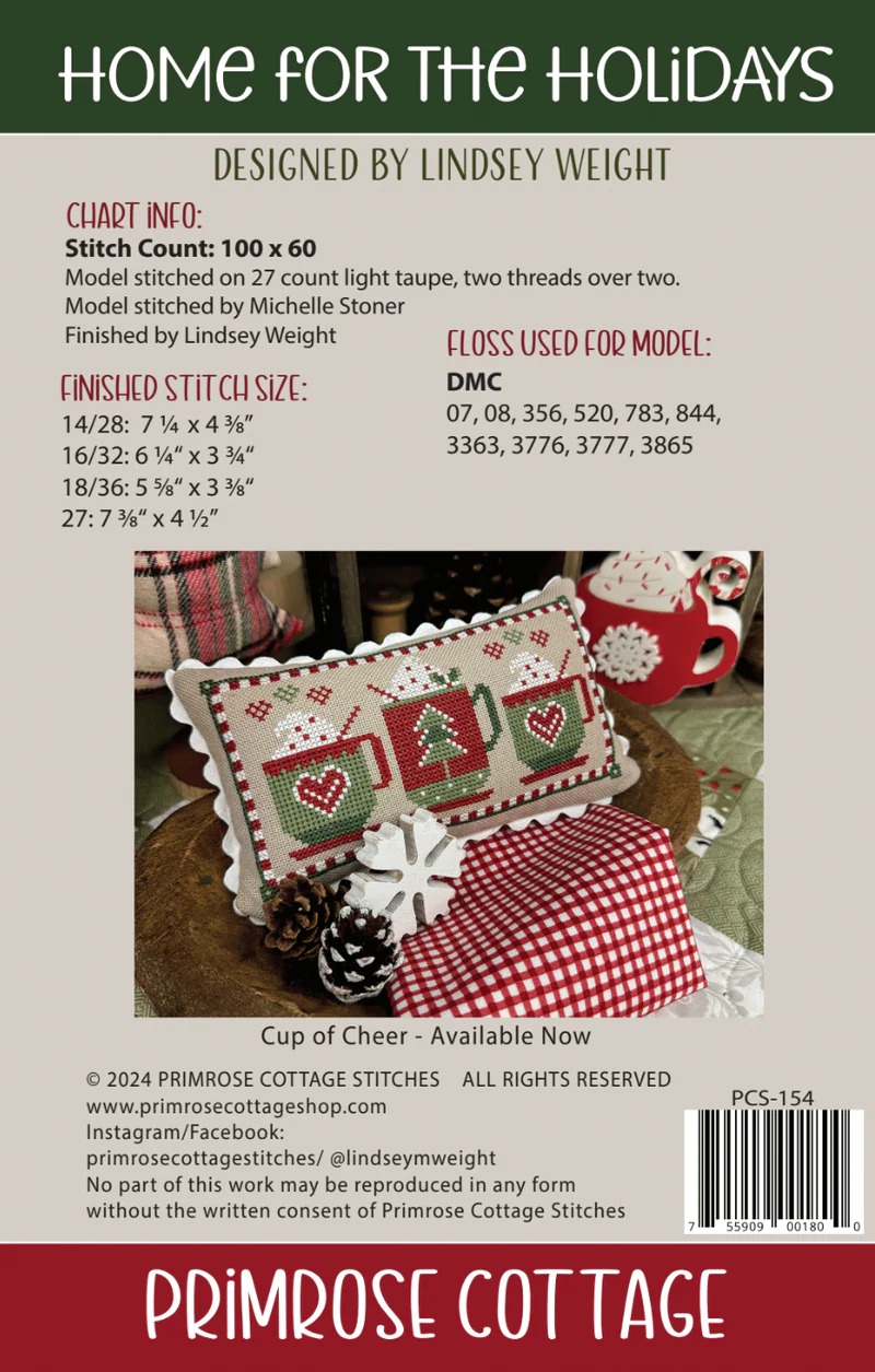 Home for the Holidays - Christmas Cross Stitch Pattern