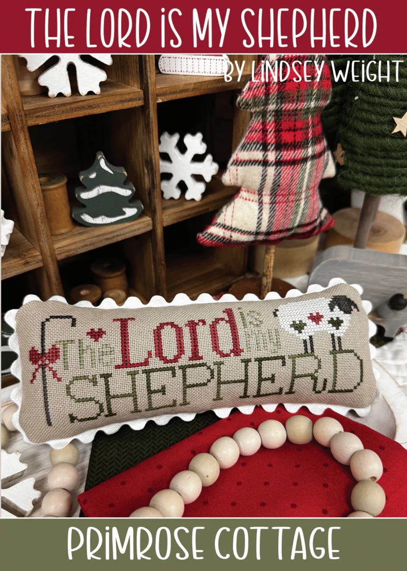 The Lord is My Shepherd - Christmas Cross Stitch Pattern