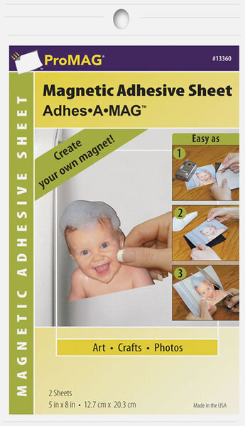 ProMag 5 x 8 Adhes-A-Mag Adhesive Magnetic Sheet