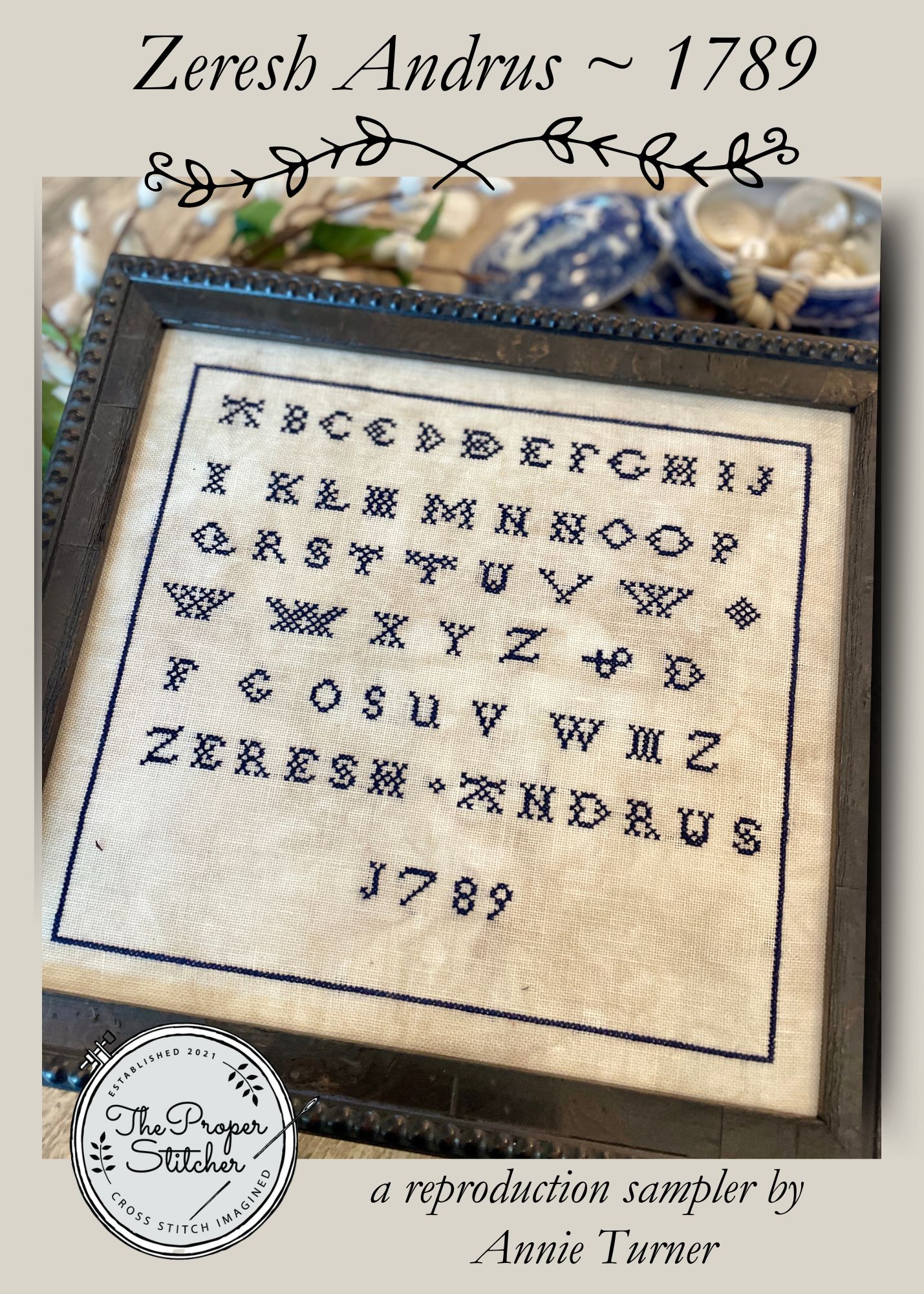 Zeresh Andrus 1789 - Cross Stitch Pattern