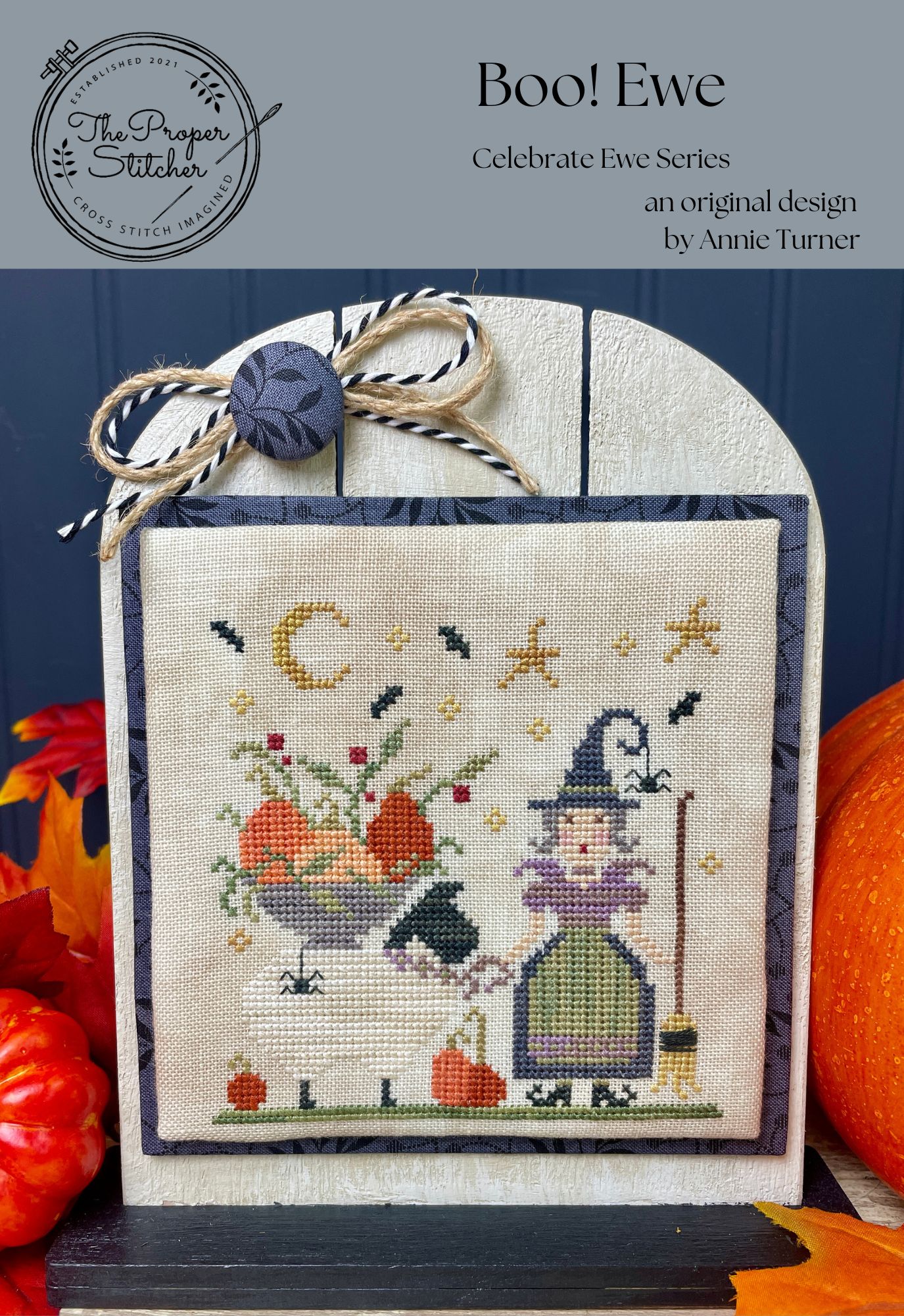 Boo! Ewe - Halloween Cross Stitch Pattern
