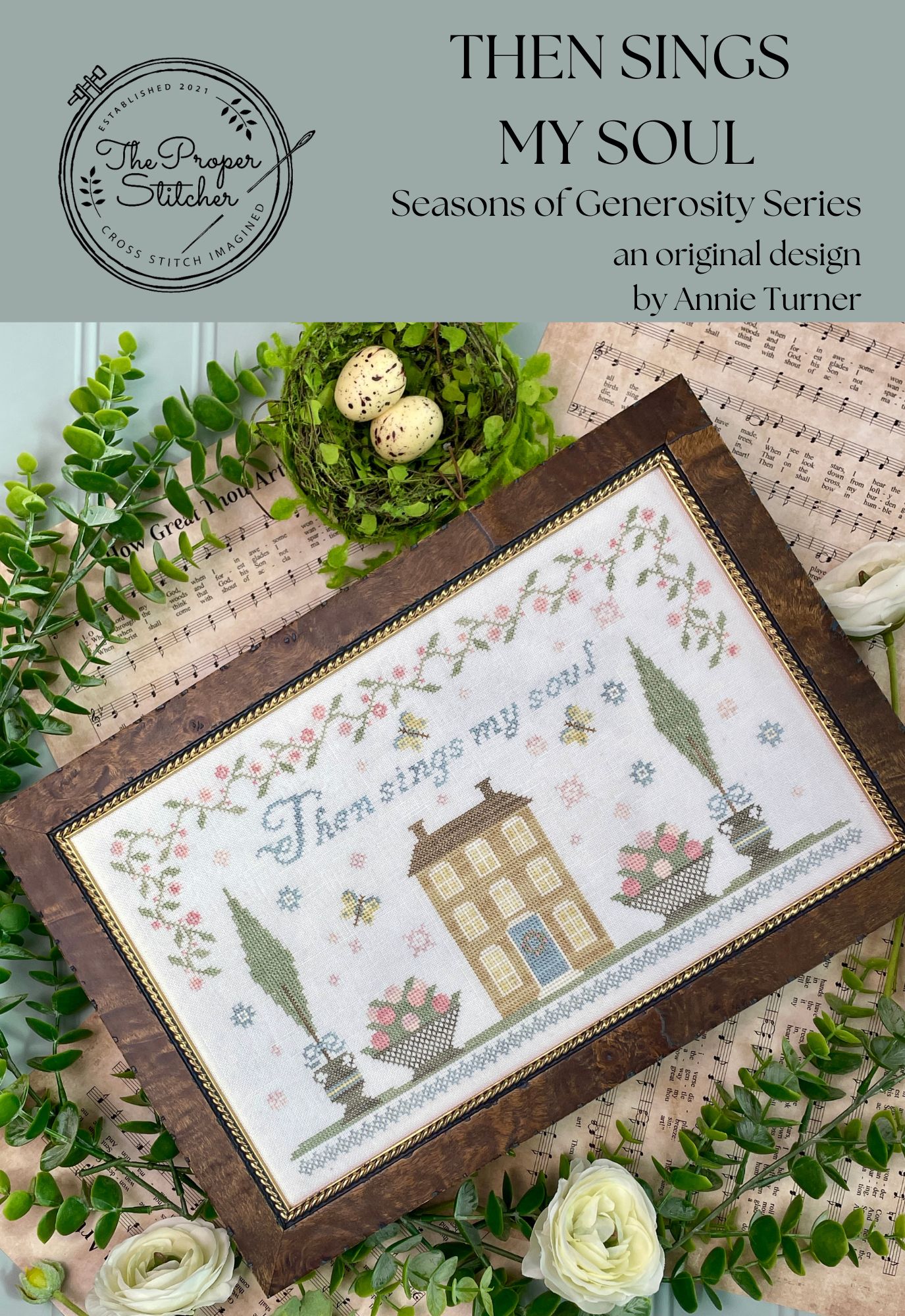 Then Sings My Soul - Cross Stitch Pattern