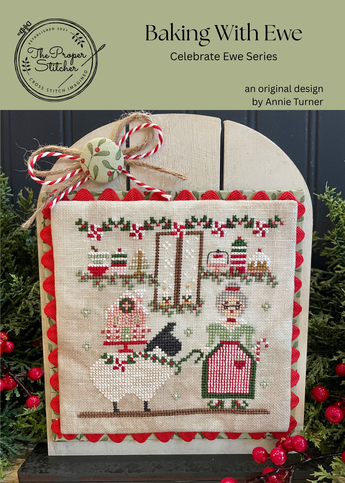 Baking With Ewe - Christmas Cross Stitch Pattern