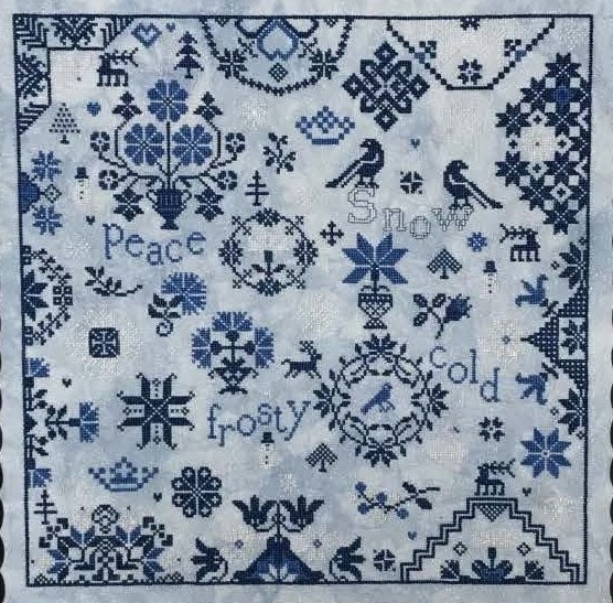 Simple Gifts Snow - Cross Stitch Pattern