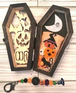 Haunted Casket - Halloween Cross Stitch Kit