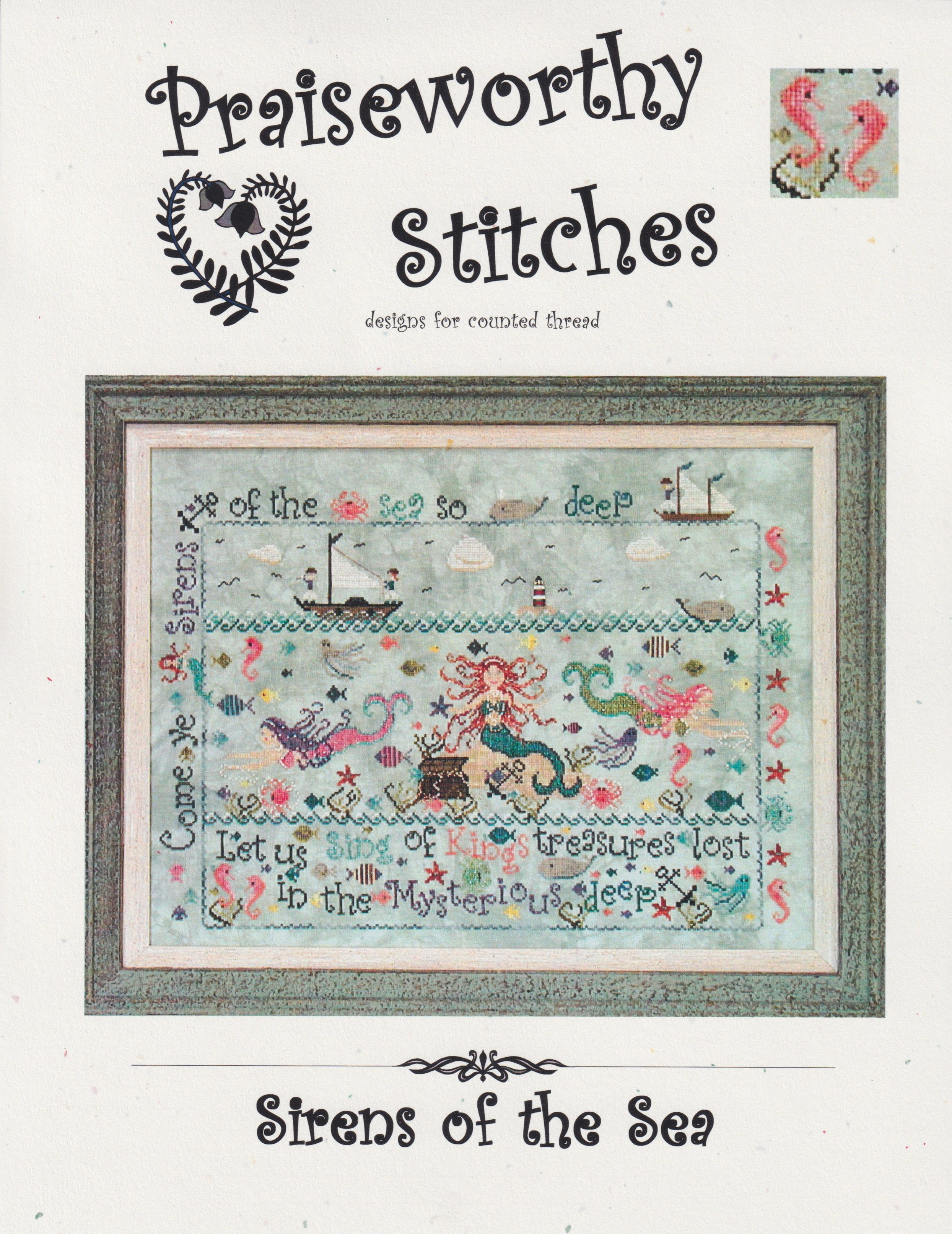 Sirens of the Sea - Cross Stitch Pattern