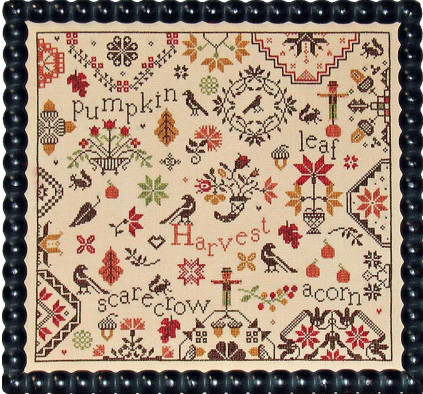Simple Gifts Harvest - Thanksgiving Cross Stitch Pattern