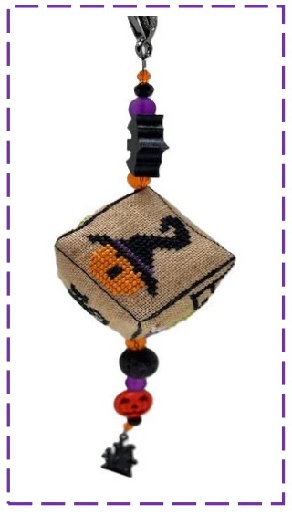 Creepy Friends Fob - Halloween Cross Stitch Kit