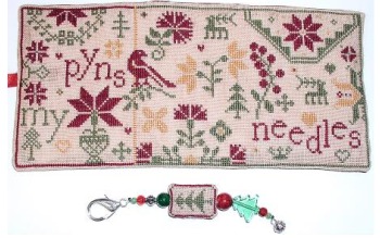 Christmas Quaker Thread Wallet Kit - Cross Stitch Kit