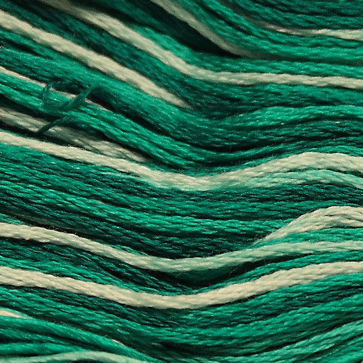 Finca Floss Dark Variegated Sea Green 9800
